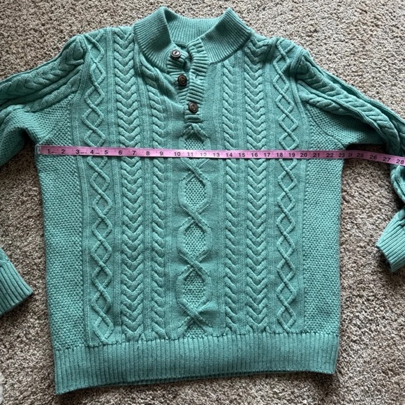 L.L. Bean Men's Bean's Heritage Soft Cotton Fisherman Sweater
Size Large Tall - Picture 9 of 12